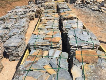 Ege Grey Quartzite Polygonal Slabs